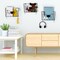 3-Tier Wall-Mounted Wire File Organizer, Black Metal Hanging Basket Set